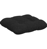 VidaXL Zitkussens 4 pcs Zwart 45 x 45 x 12 cm Stof