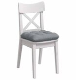 VidaXL Zitkussens 4 pcs Lichtgrijs 45 x 45 x 12 cm Stof