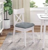 VidaXL Zitkussens 4 pcs Lichtgrijs 45 x 45 x 12 cm Stof