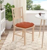 VidaXL Zitkussens 4 pcs Rood-oranje 40 x 40 cm Katoen Stof