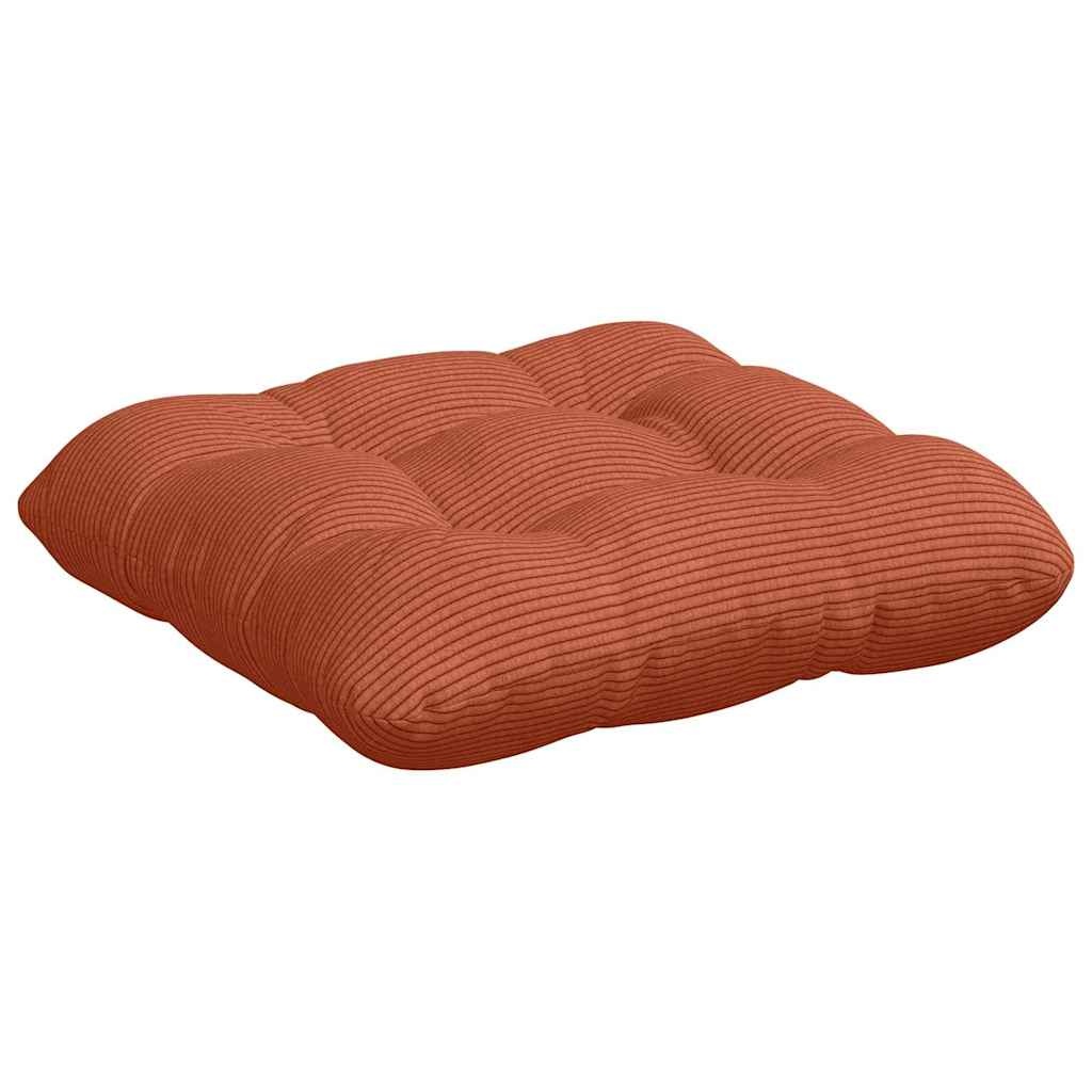 VidaXL Zitkussens 4 pcs Rood-oranje 40 x 40 cm Katoen Stof