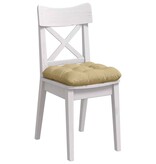 VidaXL Zitkussens 4 pcs Grijs groen 40 x 40 cm Katoen Stof