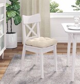 VidaXL Zitkussens 4 pcs Beige 40 x 40 cm Microvezel Stof