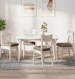 VidaXL Zitkussens 4 pcs Taupe 40 x 40 cm Microvezel Stof