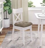 VidaXL Zitkussens 4 pcs Taupe 40 x 40 cm Microvezel Stof