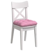 VidaXL Zitkussens 4 pcs Roze 40 x 40 x 12 cm Stof