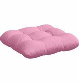 VidaXL Zitkussens 4 pcs Roze 40 x 40 x 12 cm Stof