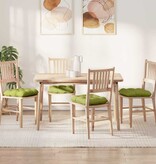 VidaXL Zitkussens 4 pcs Lichtgroen 40 x 40 x 12 cm Stof