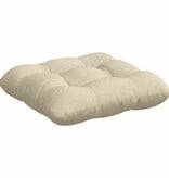 VidaXL Zitkussens 4 pcs Crème 40 x 40 x 12 cm Stof