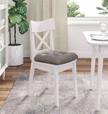 VidaXL Zitkussens 4 pcs Taupe 40 x 40 x 12 cm Stof