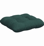 VidaXL Zitkussens 4 pcs Donkergroen 40 x 40 x 12 cm Stof