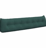VidaXL Rugkussen Donkergroen 200 x 24 x 50 cm Stof