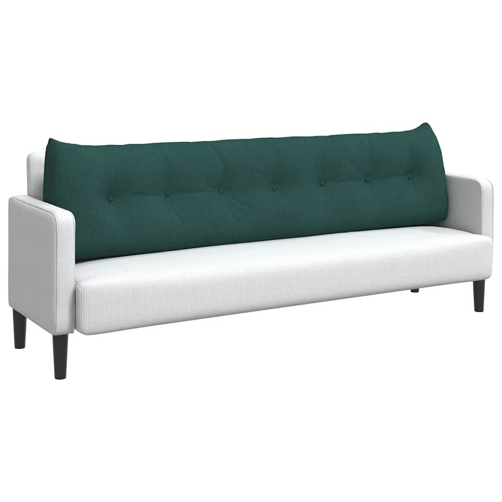 VidaXL Rugkussen Donkergroen 200 x 24 x 50 cm Stof