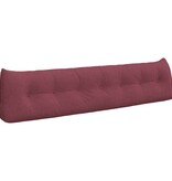 VidaXL Rugkussen Wijnrood 200 x 24 x 50 cm Stof