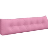 VidaXL Rugkussen Roze 180 x 24 x 50 cm Stof