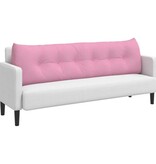 VidaXL Rugkussen Roze 180 x 24 x 50 cm Stof