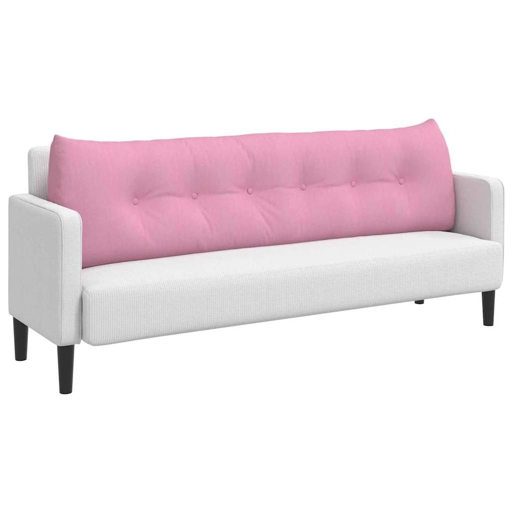 VidaXL Rugkussen Roze 180 x 24 x 50 cm Stof