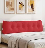 VidaXL Rugkussen Rood 180 x 24 x 50 cm Stof