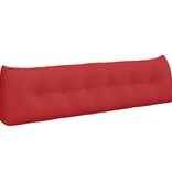 VidaXL Rugkussen Rood 180 x 24 x 50 cm Stof