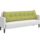 VidaXL Rugkussen Lichtgroen 180 x 24 x 50 cm Stof