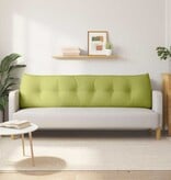 VidaXL Rugkussen Lichtgroen 180 x 24 x 50 cm Stof