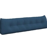 VidaXL Rugkussen Blauw 180 x 24 x 50 cm Stof