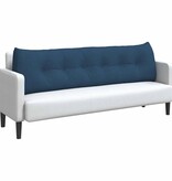 VidaXL Rugkussen Blauw 180 x 24 x 50 cm Stof