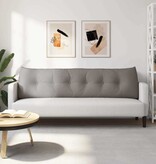 VidaXL Rugkussen Taupe 180 x 24 x 50 cm Stof