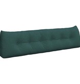 VidaXL Rugkussen Donkergroen 180 x 24 x 50 cm Stof