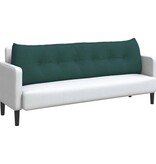 VidaXL Rugkussen Donkergroen 180 x 24 x 50 cm Stof