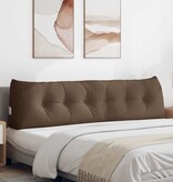 VidaXL Rugkussen Bruin 180 x 24 x 50 cm Stof