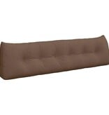 VidaXL Rugkussen Bruin 180 x 24 x 50 cm Stof