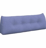 VidaXL Rugkussen Jeans Blauw 140 x 24 x 50 cm Stof