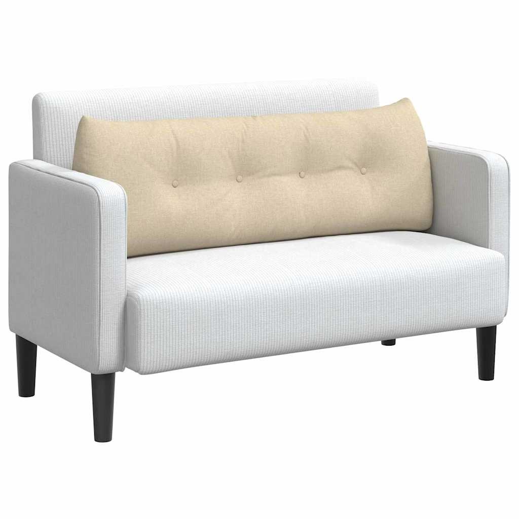 VidaXL Rugkussen Crème 140 x 24 x 50 cm Stof