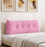 VidaXL Rugkussen Roze 120 x 24 x 50 cm Stof
