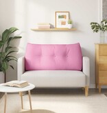 VidaXL Rugkussen Roze 120 x 24 x 50 cm Stof
