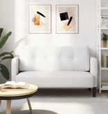 VidaXL Rugkussen Wit 120 x 24 x 50 cm Stof