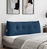 VidaXL Rugkussen Blauw 120 x 24 x 50 cm Stof