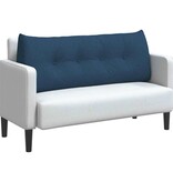 VidaXL Rugkussen Blauw 120 x 24 x 50 cm Stof