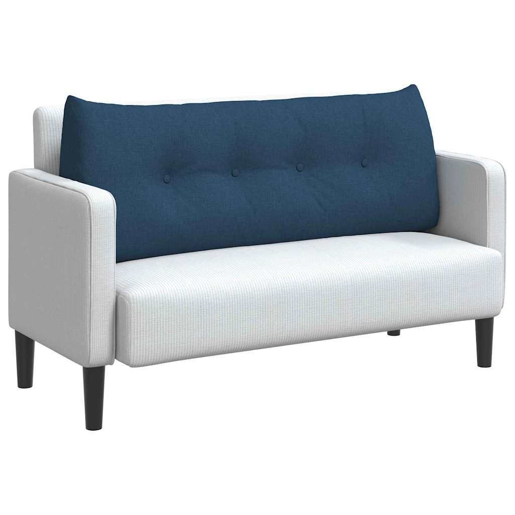 VidaXL Rugkussen Blauw 120 x 24 x 50 cm Stof