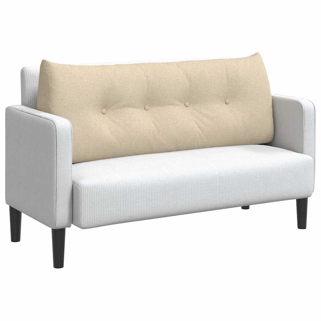 VidaXL Rugkussen Crème 120 x 24 x 50 cm Stof