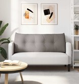 VidaXL Rugkussen Taupe 120 x 24 x 50 cm Stof