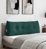 VidaXL Rugkussen Donkergroen 120 x 24 x 50 cm Stof