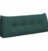 VidaXL Rugkussen Donkergroen 120 x 24 x 50 cm Stof