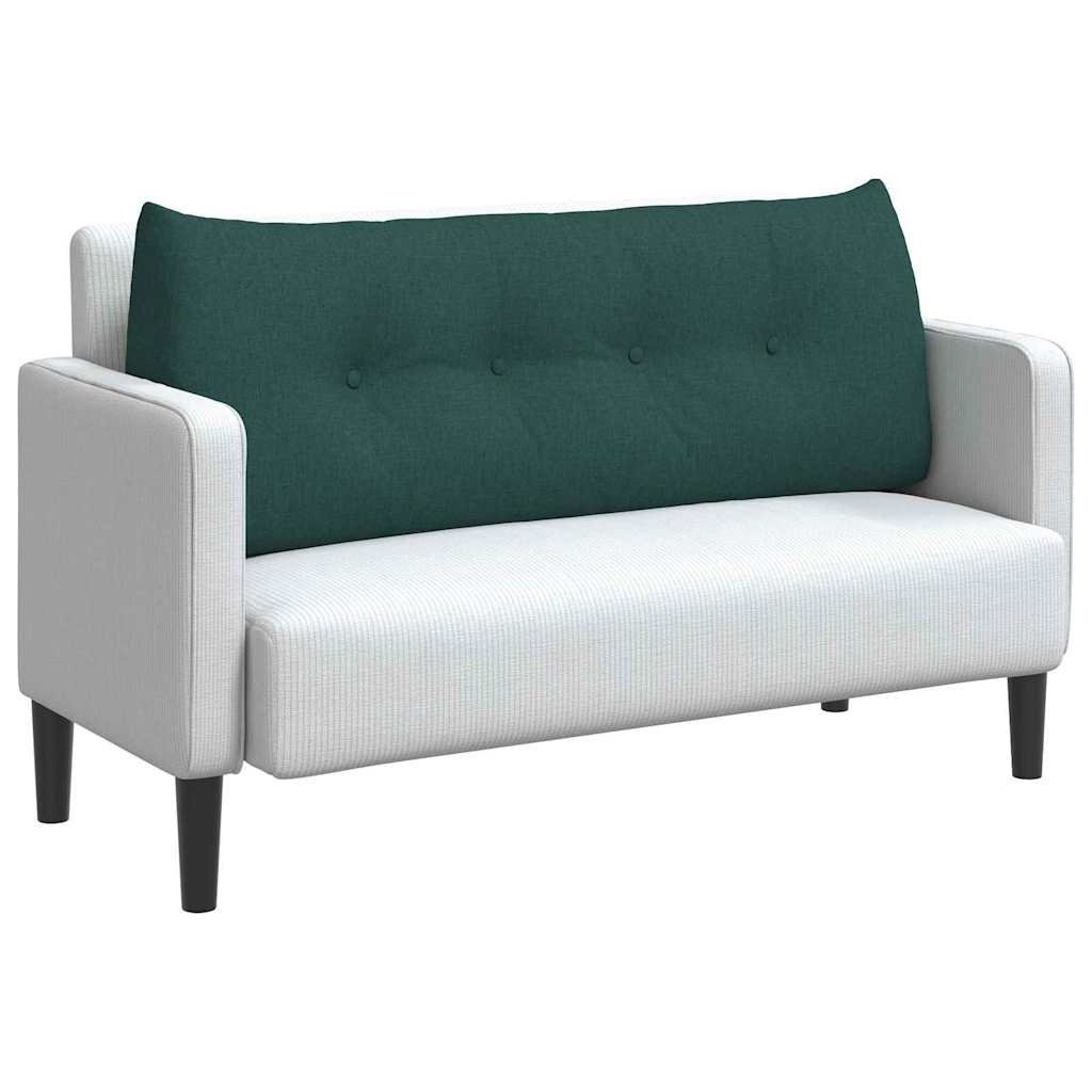 VidaXL Rugkussen Donkergroen 120 x 24 x 50 cm Stof