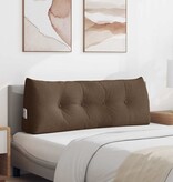 VidaXL Rugkussen Bruin 120 x 24 x 50 cm Stof