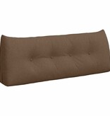 VidaXL Rugkussen Bruin 120 x 24 x 50 cm Stof