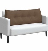 VidaXL Rugkussen Bruin 120 x 24 x 50 cm Stof