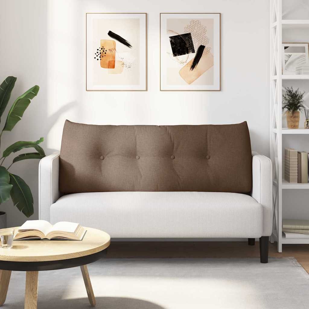 VidaXL Rugkussen Bruin 120 x 24 x 50 cm Stof
