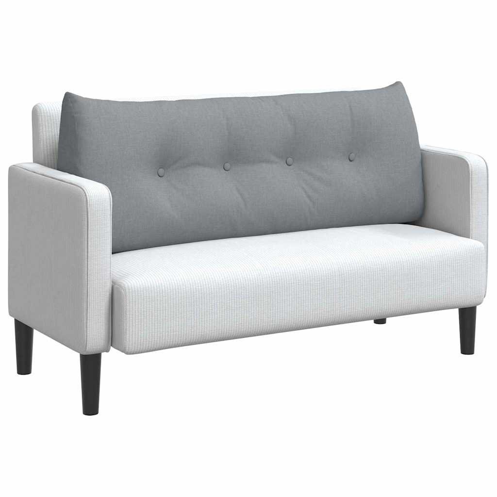 VidaXL Rugkussen Lichtgrijs 120 x 24 x 50 cm Stof